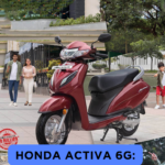 Honda Activa 6g amazing  की धांसू वापसी – दमदार इंजन और शानदार माइलेज!
